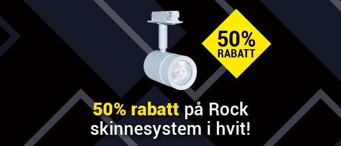 -50% på Rock skinnesystem hvit -50% på Rock skinnesystem hvit