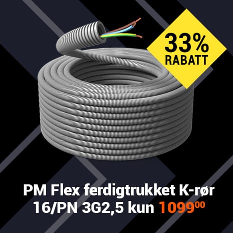 Ferdigtrukket K-rr 16/PN 3G2,5 50m