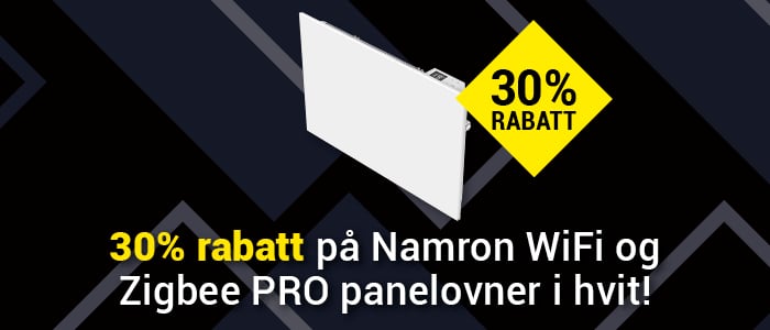 -30% på utvalgte panelovner 30% på utvalgte panelovner