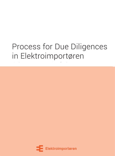 Process for Due Diligence