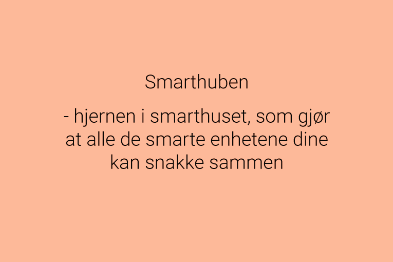 Smarthuben-hjernen i smarthuset