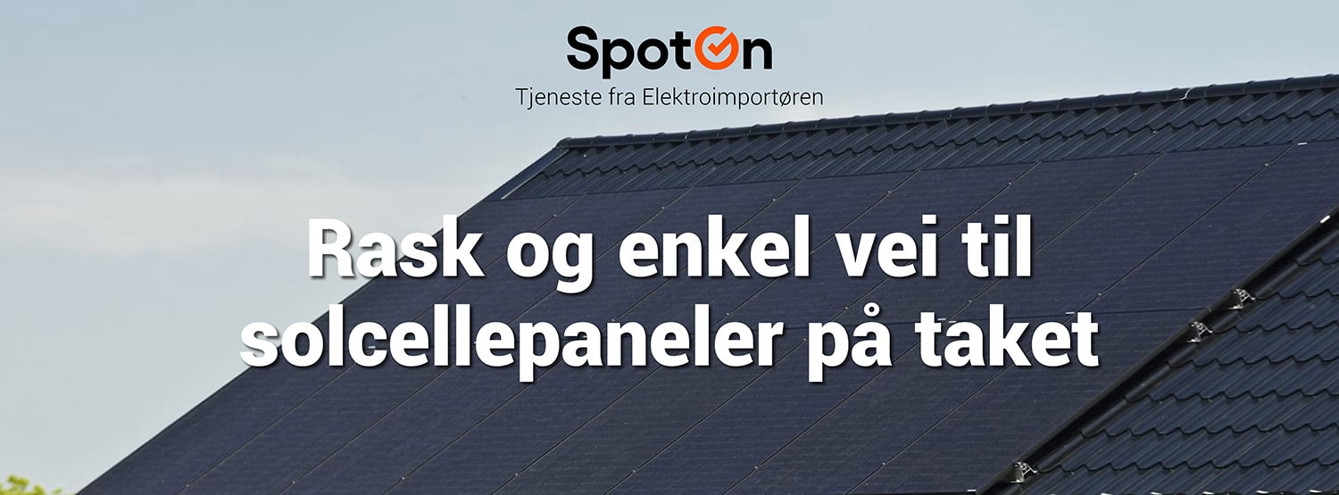 Solcelle p taket, enkelt og til fastpris!