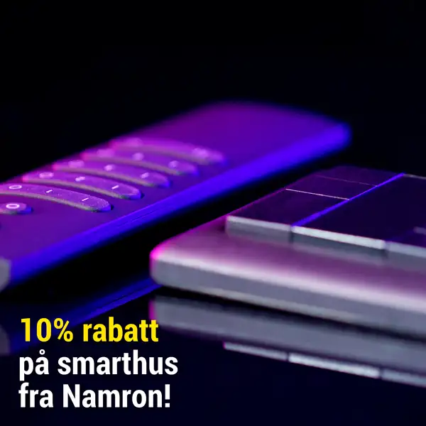 10% rabatt på smarthus-produkter fra Namron
