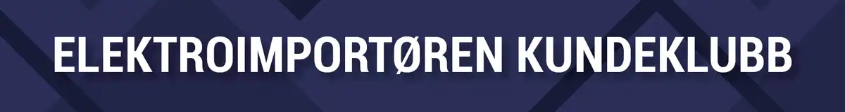 Elektroimportøren kundeklubb Elektroimportøren kundeklubb