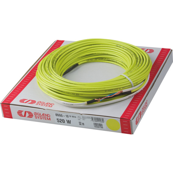 ØS GG-10 10W/m 630W 63m varmekabel ØS GG-10 10W/m 630W 63m varmekabel