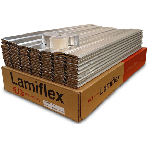Lamiflex 10m² inkl. tape ØS Varme