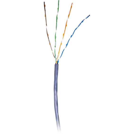 Kat 5 4x2x0,5mm Eske 305m U/UTP. Uten skjerm Kat 5 4x2x0,5mm Eske 305m U/UTP. Uten skjerm