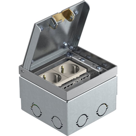 Gulvboks For Innfelling Komplett GE2V Rustfri Gulvboks For Innfelling Komplett GE2V Rustfri