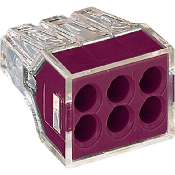 Wago 6 leder Innstikklemme 773-106 Wago 6 leder Innstikklemme 773-106
