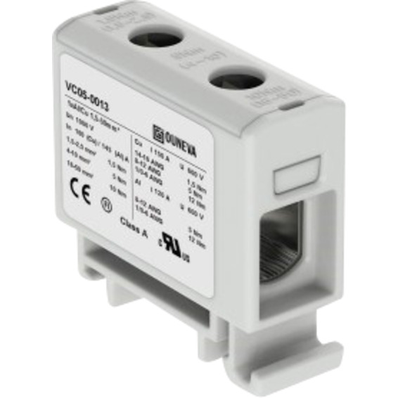 Klemme isolert OTL 1x1,5-50mm² AL/CU Grå Klemme isolert OTL 1x1,5-50mm² AL/CU Grå