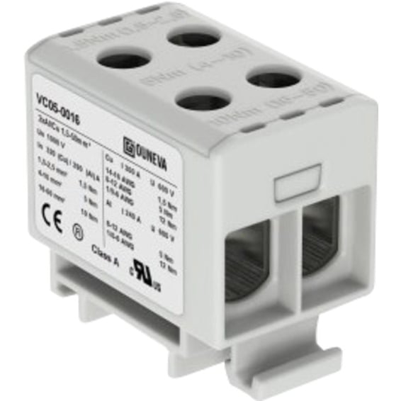 Klemme isolert OTL 2x1,5-50mm² AL/CU Grå Klemme isolert OTL 2x1,5-50mm² AL/CU Grå
