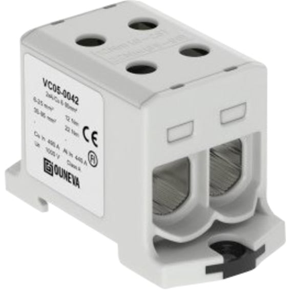 Klemme isolert OTL 2x6-95mm² AL/CU Grå Klemme isolert OTL 2x6-95mm² AL/CU Grå