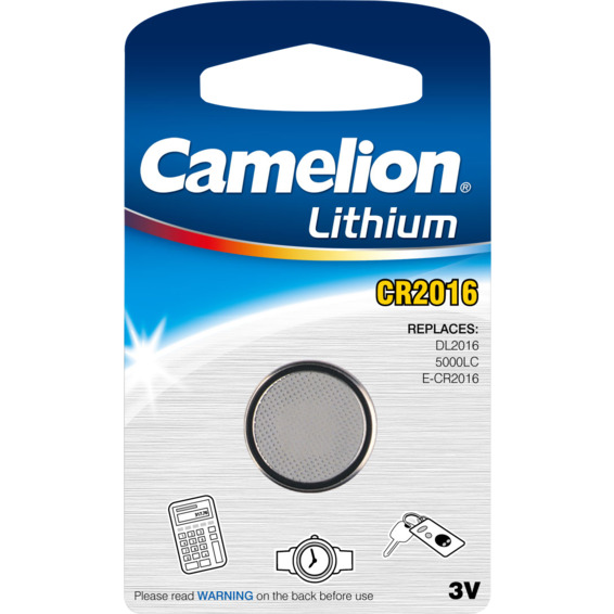 Batteri CR2016 Lithium 3V Camelion Batteri CR2016 Lithium 3V Camelion