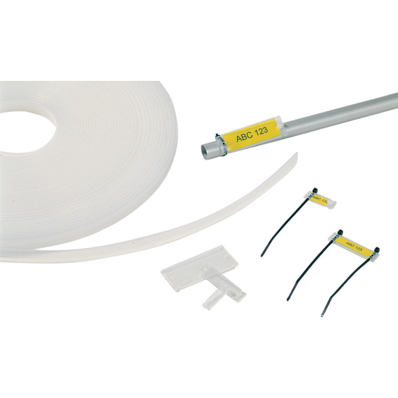 Skiltholder HCR 12mm, med hull. Rull Skiltholder HCR 12mm, med hull. Rull