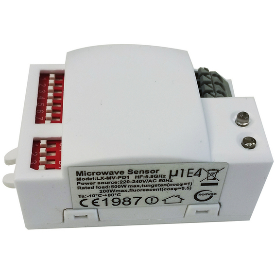 Bevegelsessensor Microbølge Mini LX-MV-PD1 Bevegelsessensor Microbølge Mini LX-MV-PD1