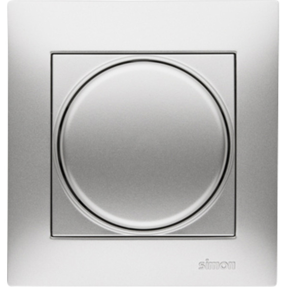 Simon Dimmer 20-500W elektronisk trafo/230V Halogen Alu Simon Dimmer 20-500W elektronisk trafo/230V Halogen Alu