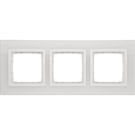 Simon 3-Hulls glass ramme White Pearl Simon 3-Hulls glass ramme White Pearl