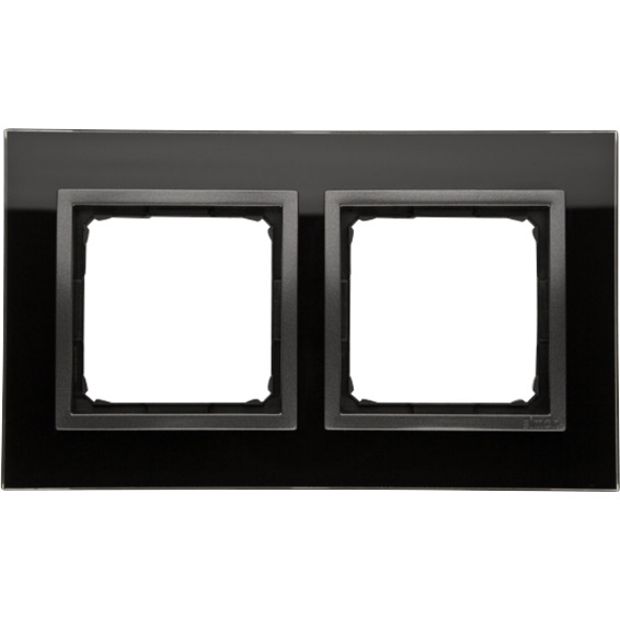 Simon 2-Hulls glass ramme Frozen Lava Simon 2-Hulls glass ramme Frozen Lava