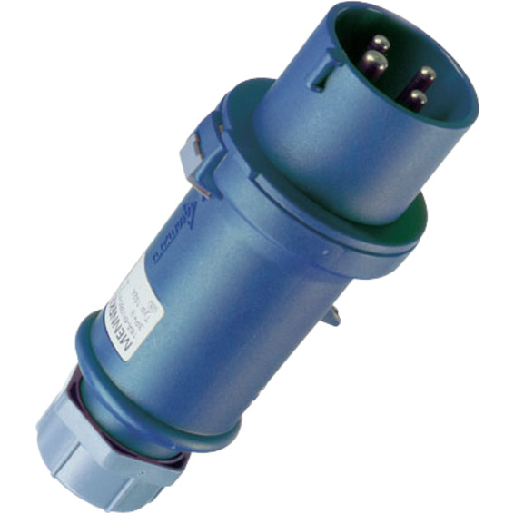 Støpsel Rundstift 332-9 32A 230V Blå Mennekes Støpsel Rundstift 332-9 32A 230V Blå Mennekes