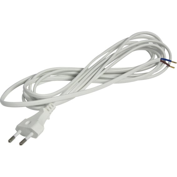 Nettkabel Eurostøpsel 2X0,75, 3M Nettkabel Eurostøpsel 2X0,75, 3M