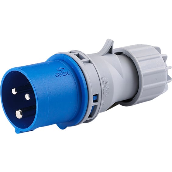 Støpsel 16A 2P+J 230V 6H IP44. 216-6 HTN013 Støpsel 16A 2P+J 230V 6H IP44. 216-6 HTN013
