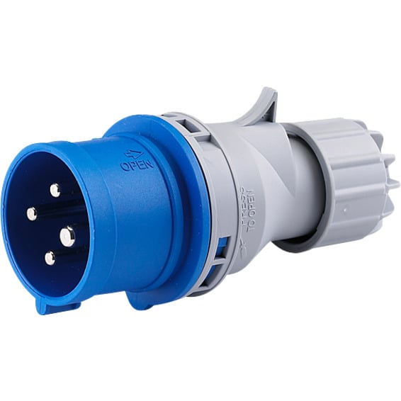 Støpsel 16A 3Pol+J 230V 9H IP44. 316-9 HTN014-9 Støpsel 16A 3Pol+J 230V 9H IP44. 316-9 HTN014-9