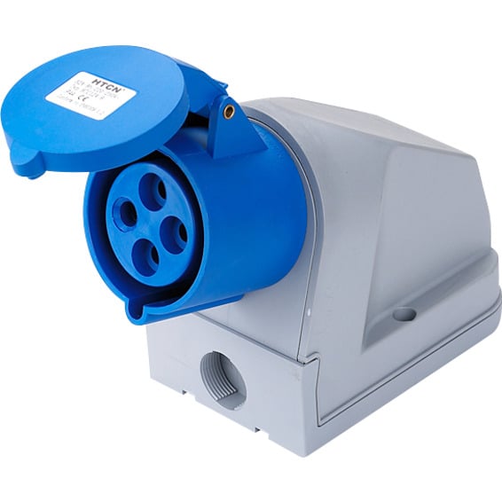 Stikkontakt Utvendig 16A 3Pol+J 230V 9H IP44. 316-9 HTC114-9 Stikkontakt Utvendig 16A 3Pol+J 230V 9H IP44. 316-9 HTC114-9