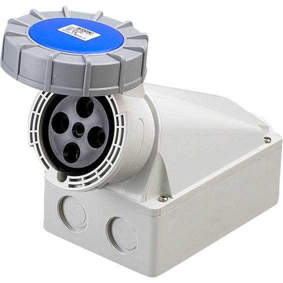 Stikkontakt 63A 3Pol+J 230V 9H IP67. 363-9 HTN1341-9 Stikkontakt 63A 3Pol+J 230V 9H IP67. 363-9 HTN1341-9