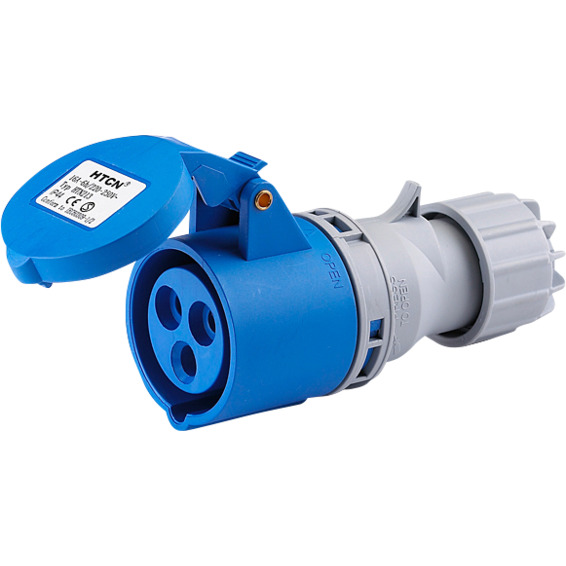 Skjøtekontakt 16A 2Pol+Jord 230V 6H IP44. 216-6 HTN213 Skjøtekontakt 16A 2Pol+Jord 230V 6H IP44. 216-6 HTN213