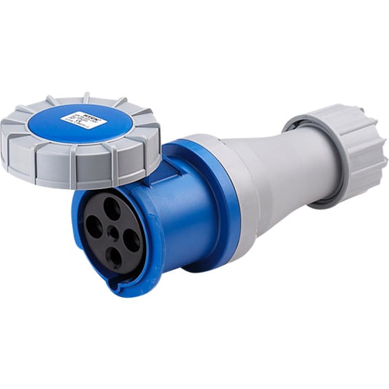 Skjøtekontakt 63A 3Pol+J 230V 9H IP67. 363-9 HTN2341-9 Skjøtekontakt 63A 3Pol+J 230V 9H IP67. 363-9 HTN2341-9