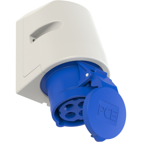 Stikkontakt Utvendig 16A 3Pol+J 230V 9H IP44 Stikkontakt Utvendig 16A 3Pol+J 230V 9H IP44