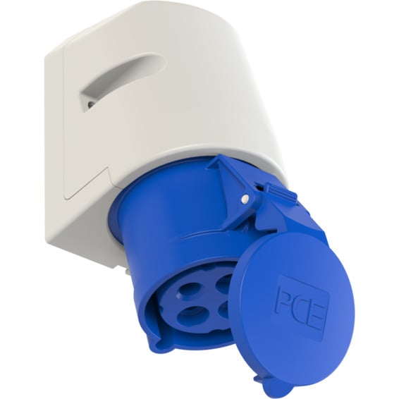 Stikkontakt Utvendig 32A 3Pol+J 230V 9H IP44 Stikkontakt Utvendig 32A 3Pol+J 230V 9H IP44
