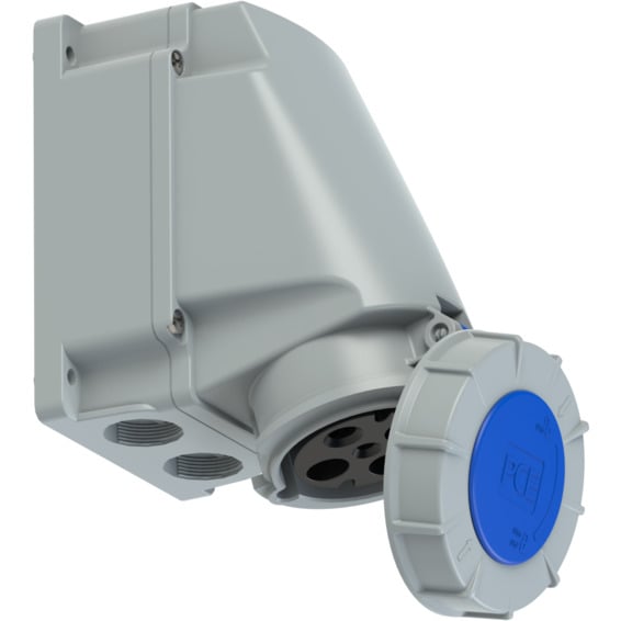Stikkontakt Utvendig 63A 3Pol+J 230V 9H IP67 Stikkontakt Utvendig 63A 3Pol+J 230V 9H IP67