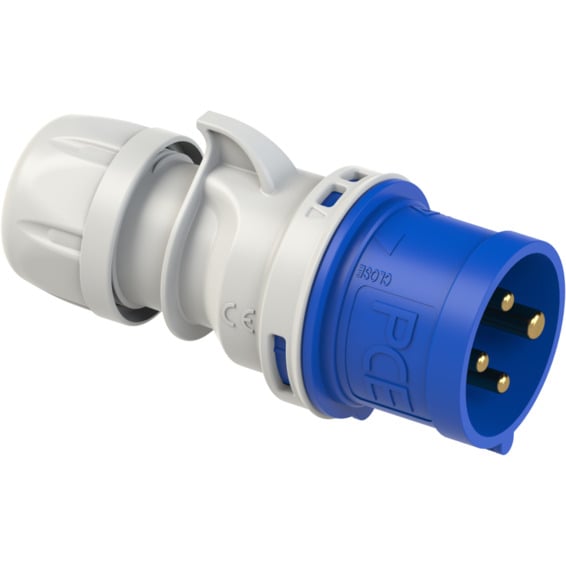 Støpsel 16A 3Pol+J 230V 9H IP44 Støpsel 16A 3Pol+J 230V 9H IP44