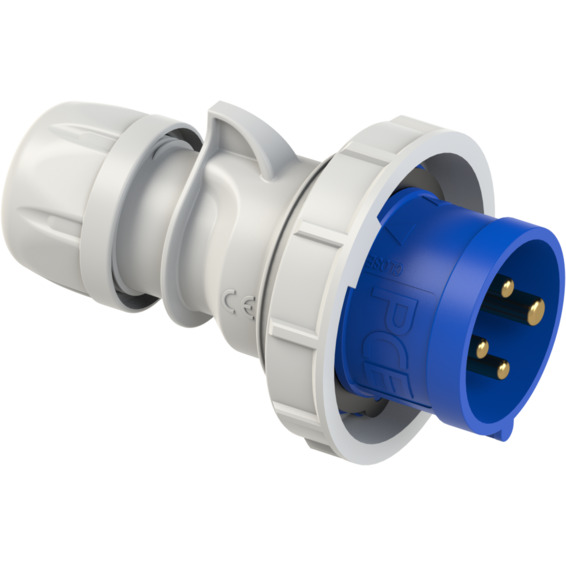 Støpsel 32A 3Pol+J 230V 9H IP67 Støpsel 32A 3Pol+J 230V 9H IP67