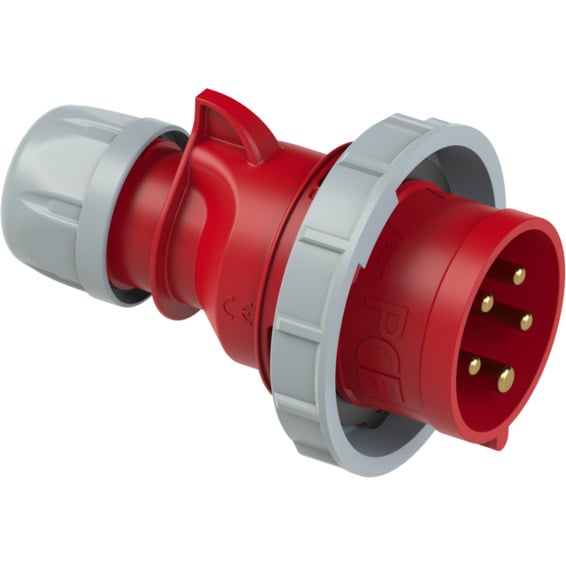 Støpsel 32A 3Pol+N+J 400V 6H IP67 Støpsel 32A 3Pol+N+J 400V 6H IP67