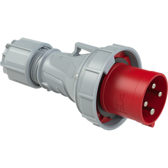 Støpsel 63A 3Pol+J 400V 6H IP67 Støpsel 63A 3Pol+J 400V 6H IP67
