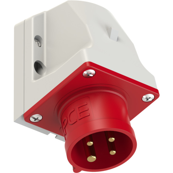 Apparatinntak IP44 16A 3P+J 400V 6H Apparatinntak IP44 16A 3P+J 400V 6H