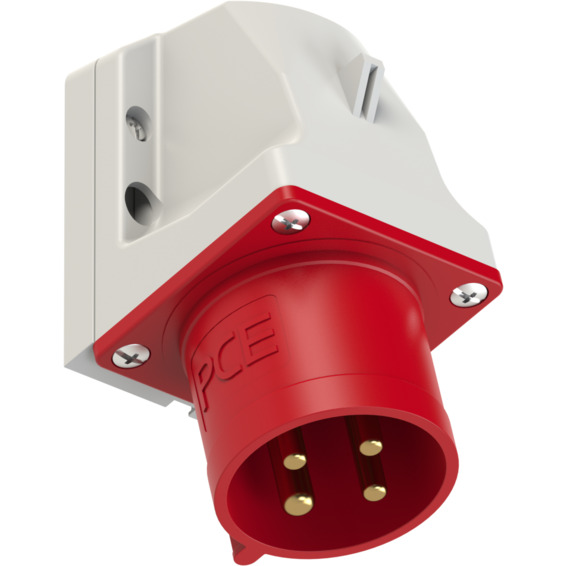 Apparatinntak IP44 32A 3P+J 400V 6H Apparatinntak IP44 32A 3P+J 400V 6H