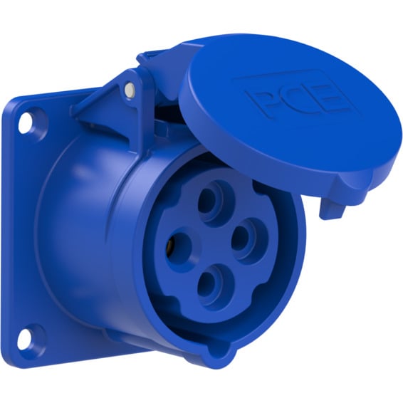 Stikkontakt Innfelt Rett 16A 3Pol+Jord 230V 9H IP44 Stikkontakt Innfelt Rett 16A 3Pol+Jord 230V 9H IP44