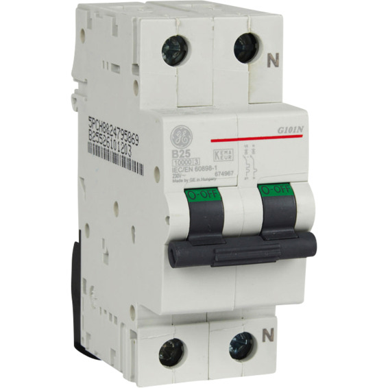 Automatsikring 1 Pol+N 25 A B Kar.2 Moduler EFA Automatsikring 1 Pol+N 25 A B Kar.2 Moduler EFA