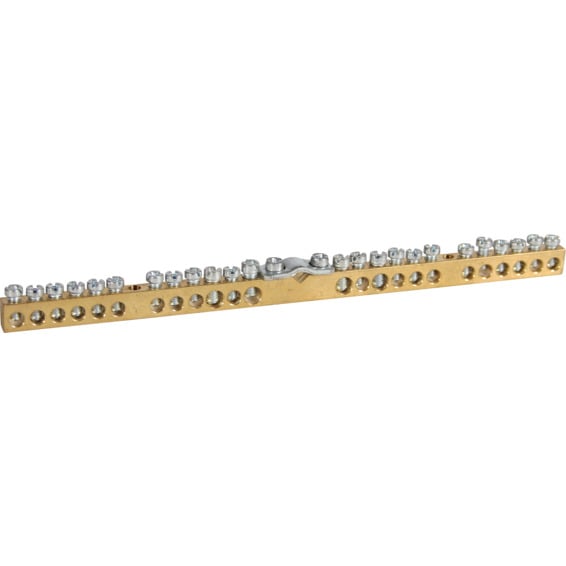 Jordskinne 24 tilkoblingsskruer Jordskinne 24 tilkoblingsskruer