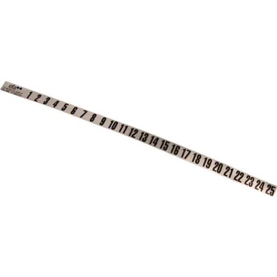 Merkeskilt 1-25 49MT 1725 Merkeskilt 1-25 49MT 1725