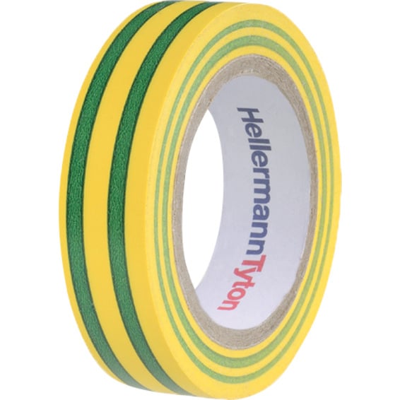 Helatape Flex15 15mmx10m Gul/Grønn Helatape Flex15 15mmx10m Gul/Grønn
