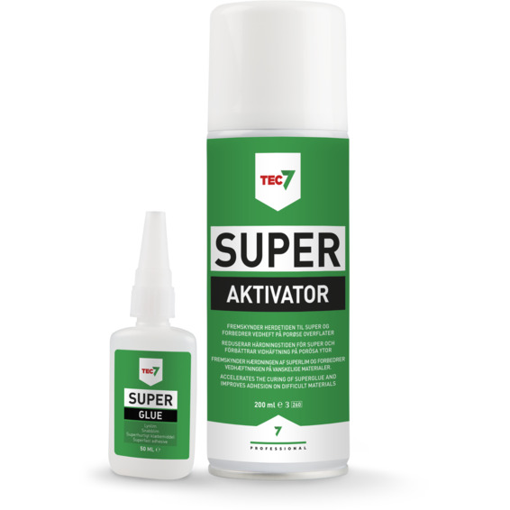Super7 Plus 50ml flaske med 150ml aktivator Novatech Super7 Plus 50ml flaske med 150ml aktivator Novatech