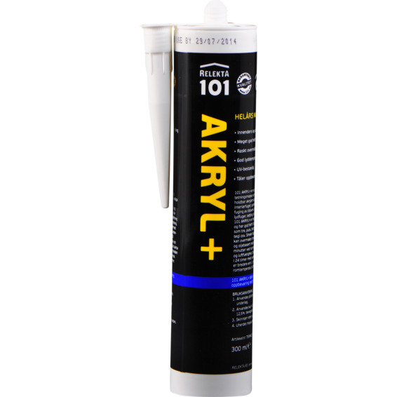 Akryl+ Hvit 300 ml Relekta 101 Akryl+ Hvit 300 ml Relekta 101