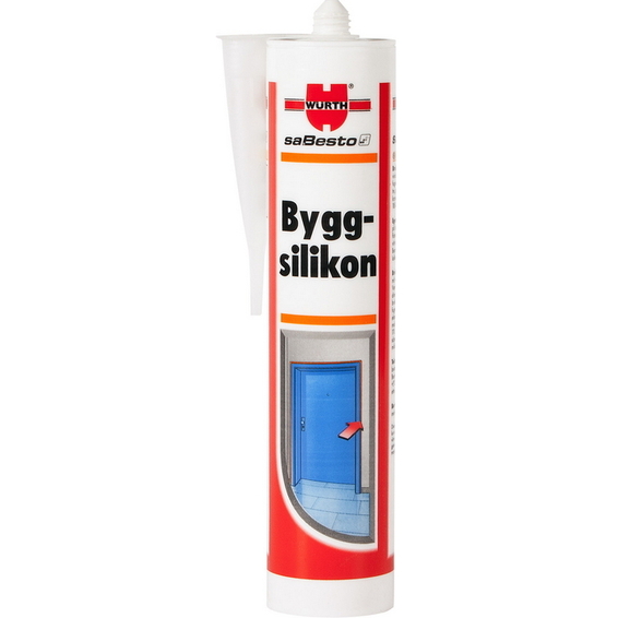 BYGGSILIKON HVIT 310ML. BYGGSILIKON HVIT 310ML.
