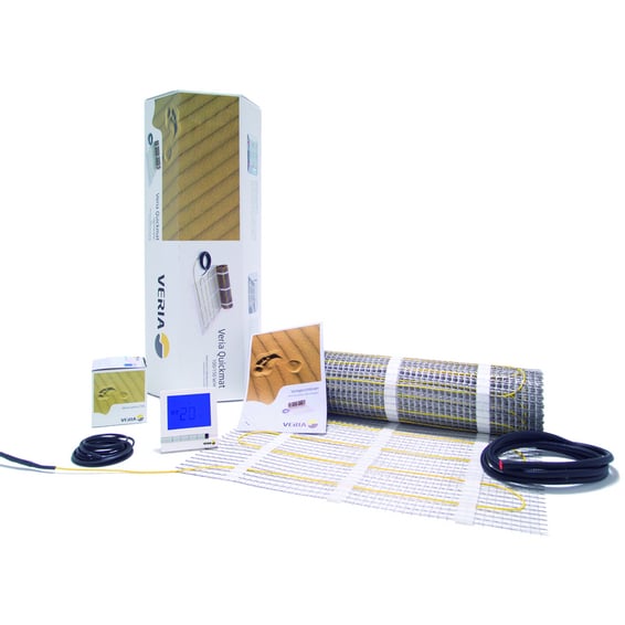 Veria Quickmat 100 , 200W + Control T45, 2m² (0,5 x 4m) Veria Quickmat 100 , 200W + Control T45, 2m² (0,5 x 4m)