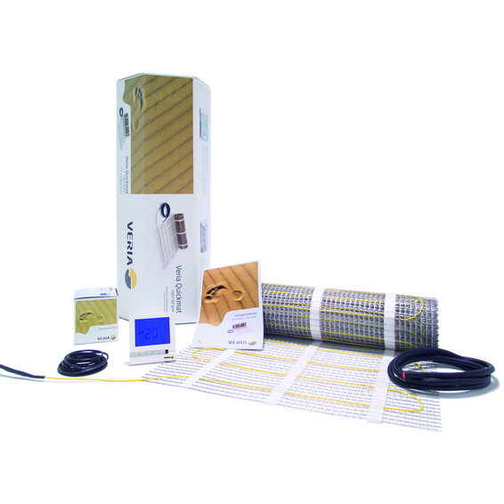 Veria Quickmat 100 , 300W + Control T45, 3m² (0,5 x 6m) Veria Quickmat 100 , 300W + Control T45, 3m² (0,5 x 6m)