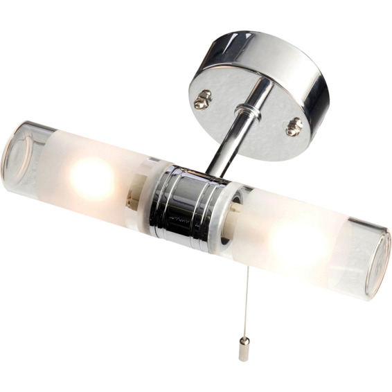 Baderomslampe Twin Krom 2x25W G9 IP44 Baderomslampe Twin Krom 2x25W G9 IP44